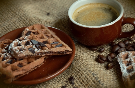 Coffee sweet dish meal Photo