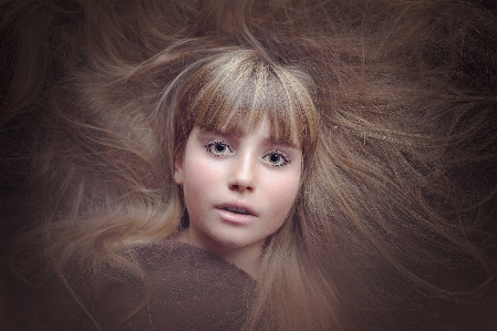 Foto Orang gadis rambut fotografi