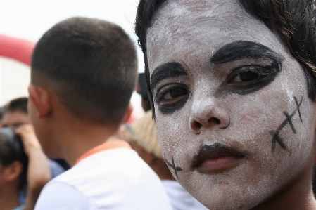 Foto Orang rakyat karnaval anak