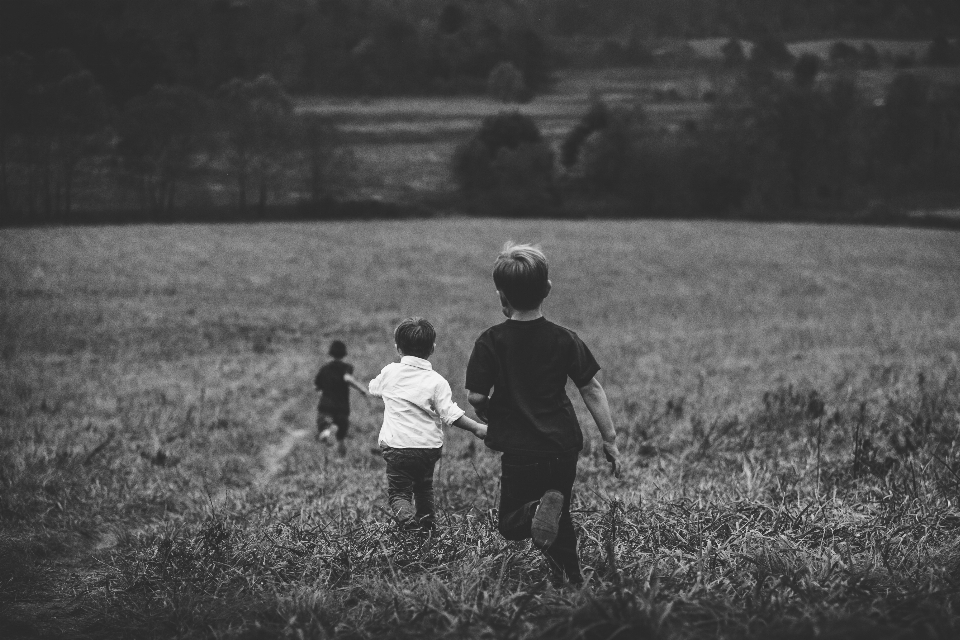 Bianco e nero
 persone fotografia giocare