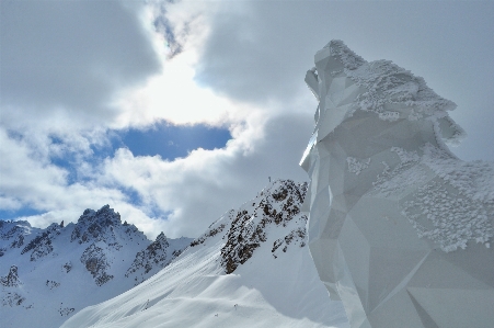 風景 自然 山 雪 写真