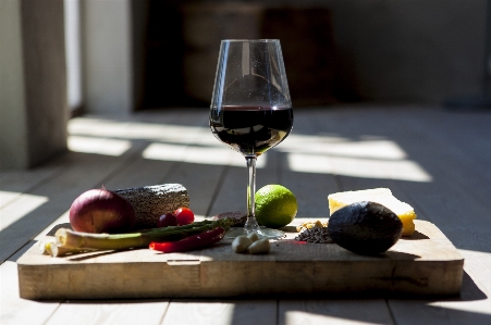 Wine glass food produce Photo