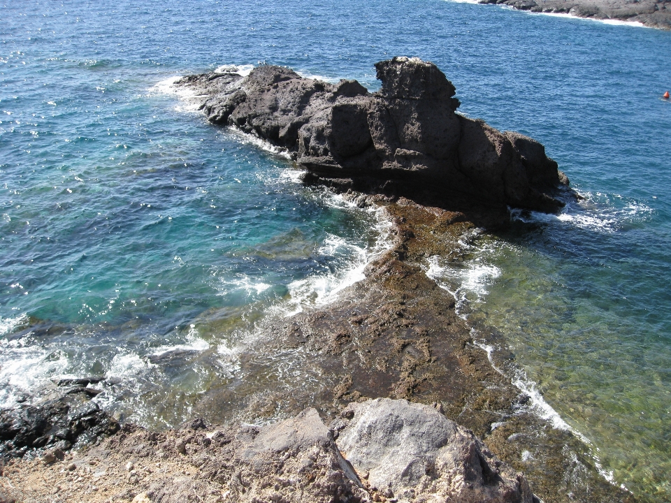 Playa paisaje mar costa