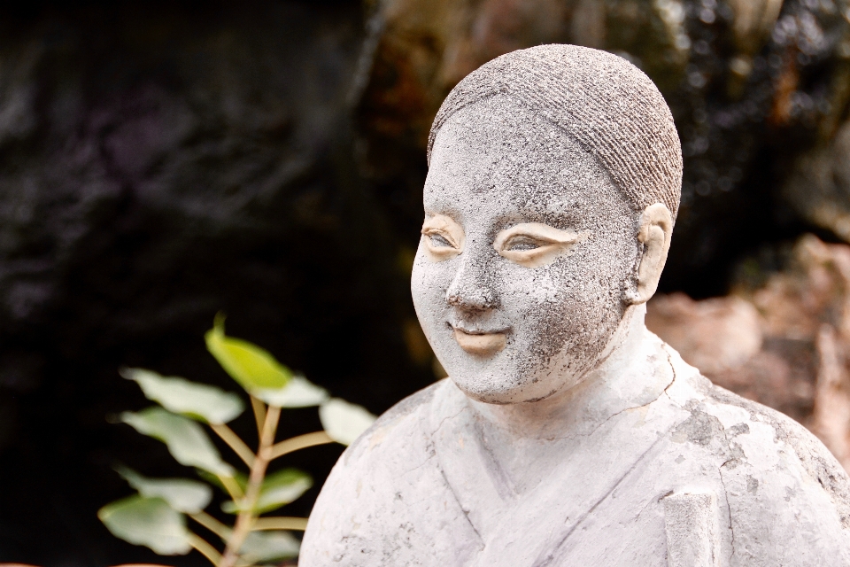 Rock stone monument statue