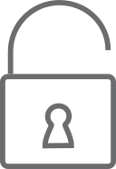 Unlocked padlock Icon