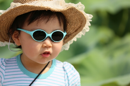 Outdoor girl sunshine hair Photo