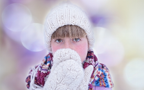 Person winter girl hair Photo