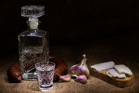 Table wood wheat glass Photo