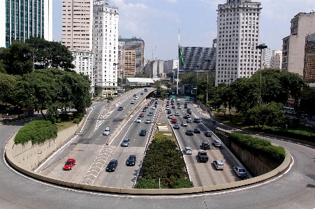 Pedestrian road skyline street Photo