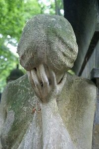 Rock monument statue sadness Photo