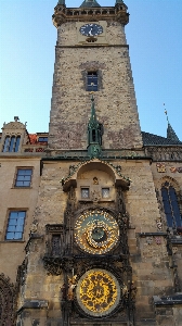 Town clock building tower Photo