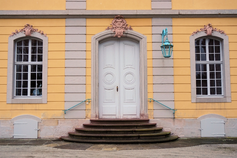 Architecture villa window building