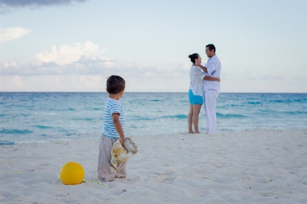 Beach sea sand ocean Photo