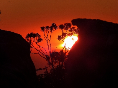 Rock cloud sky sun Photo