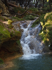 Water nature rock waterfall Photo