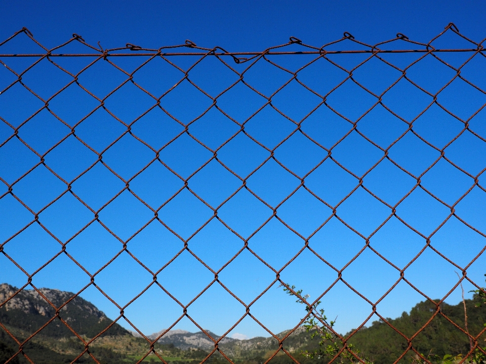 Fence wall wire line