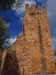 Rock building wall tower Photo