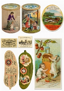 Ephemera advertisement food kitchen Photo