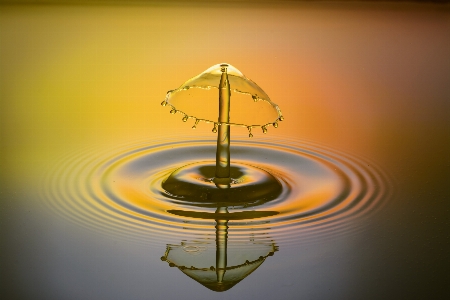 Water drop liquid light Photo