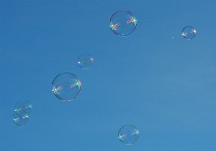 Drop sky balloon blue Photo