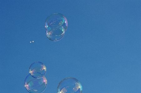 Sky balloon reflection blue Photo