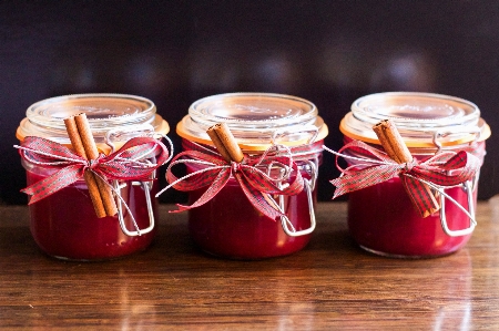 Glass jar gift food Photo