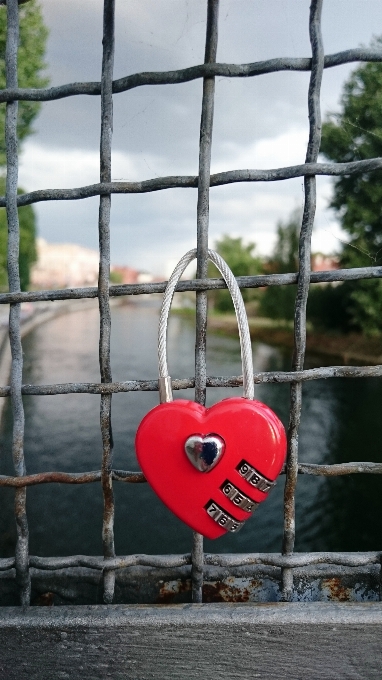 Bateau aimer cœur rouge