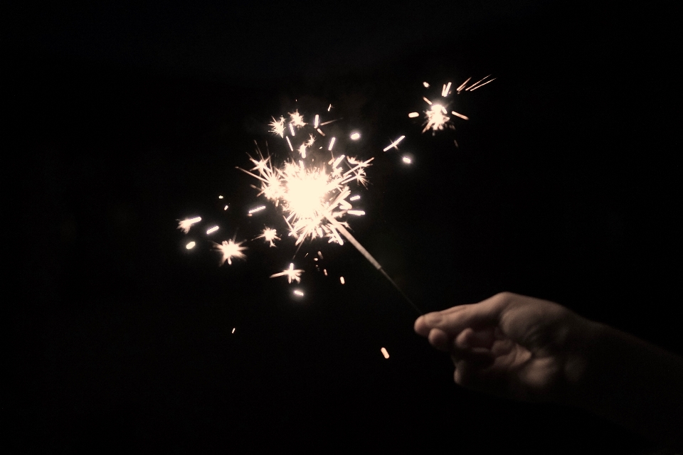 Erholung wunderkerze feuerwerk fall