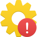 Settings warning Icon