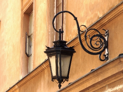 Light wood street window Photo