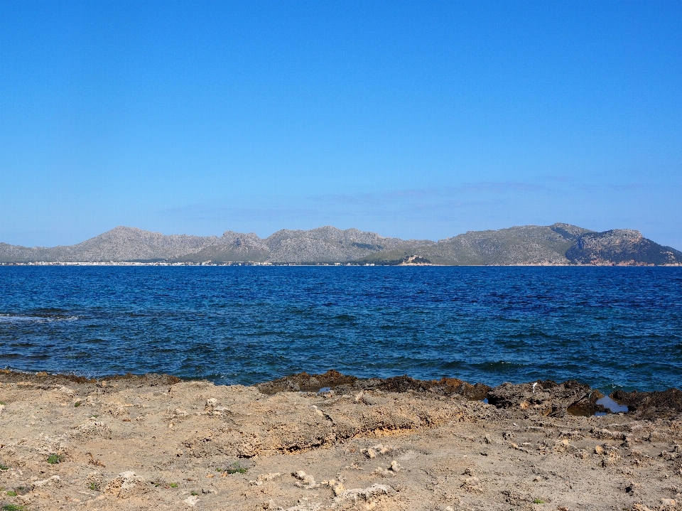 Beach landscape sea coast