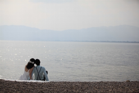 Beach sea sand ocean Photo