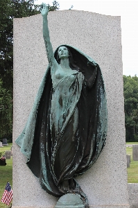 Old stone monument statue Photo