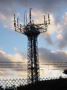 Cloud sky sunset windmill Photo