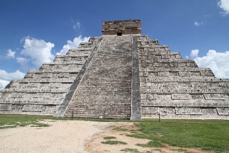 Architecture old monument pyramid Photo