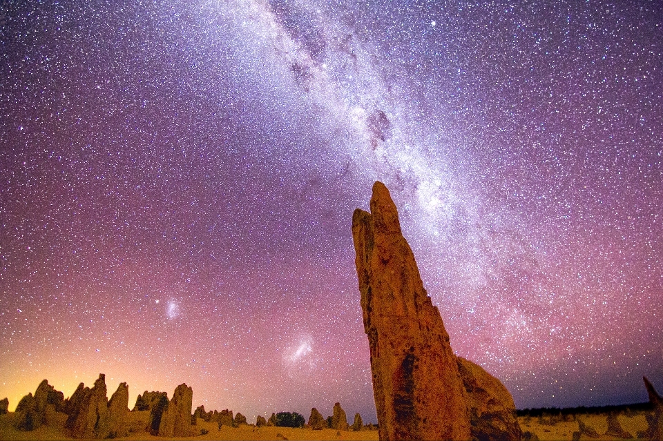 Landscape wilderness sky night