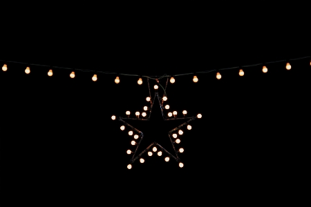 Light night star decoration Photo