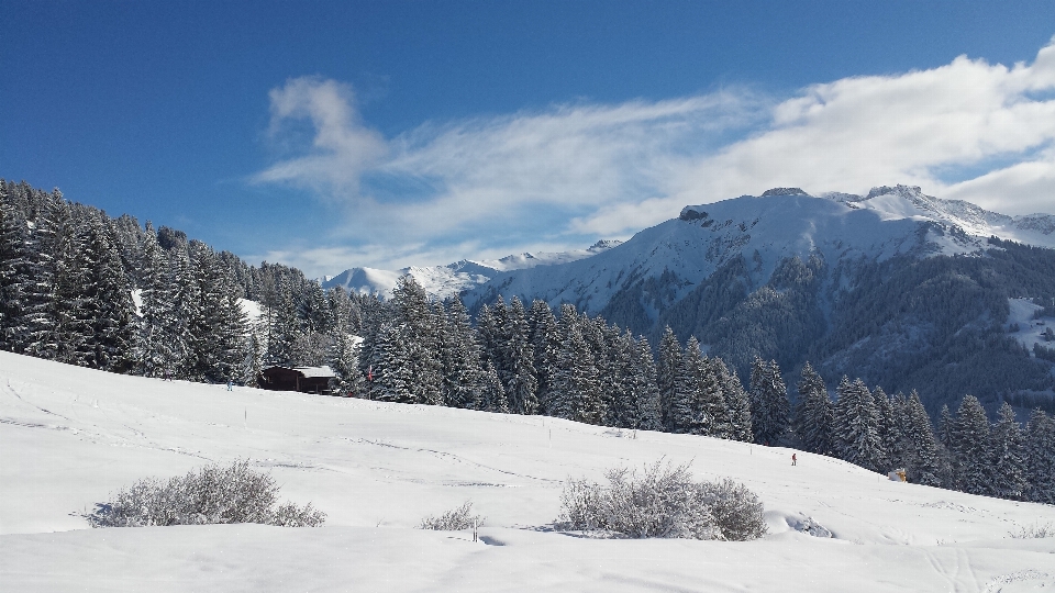 Landscape nature mountain snow