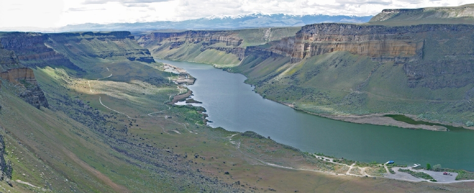 Landscape panorama range cliff