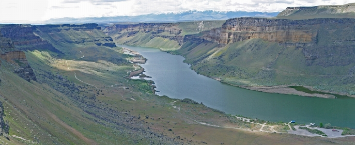 Landschaft panorama bereich cliff Foto