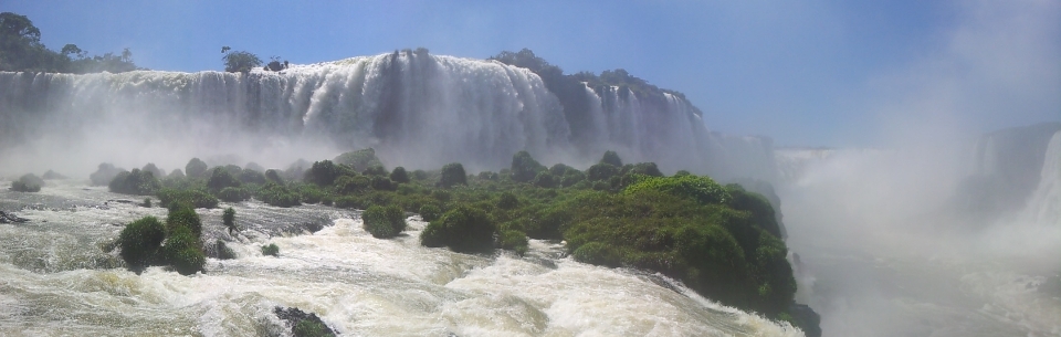 Nature waterfall fjord extreme sport