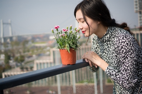 人 摄影 花 女性 照片