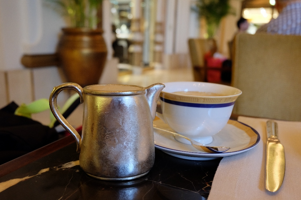 Tee mahlzeit trinken beleuchtung