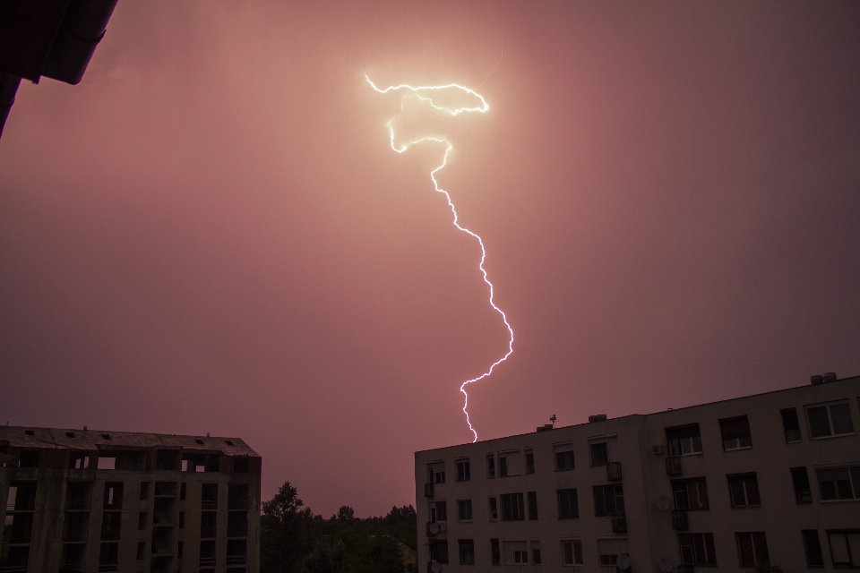 Natur nacht wetter sturm