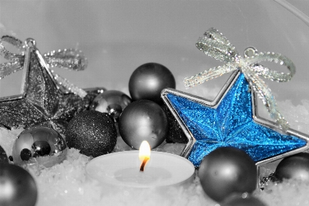 Star atmosphere decoration candle Photo