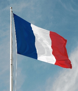 Sky wind france flag Photo