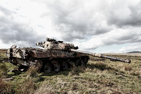 Military army vehicle abandoned Photo