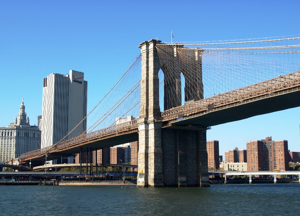 Architecture bridge skyline skyscraper