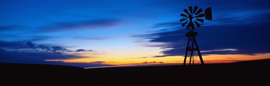 Sea horizon silhouette cloud Photo