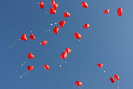 Foto Langit udara balon terbang